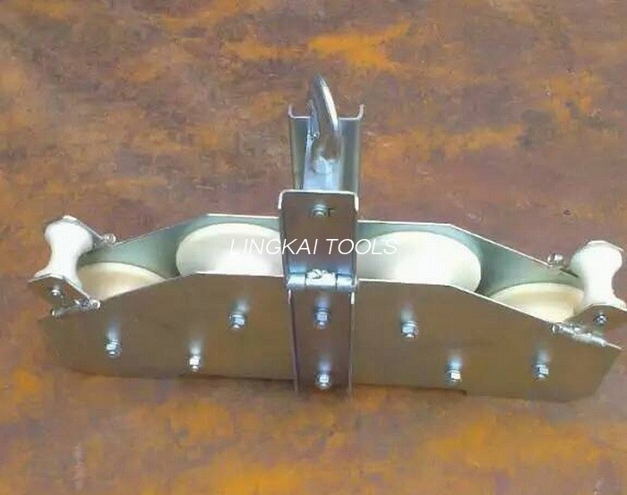 R570 Mm Алатки за кабел со оптички влакна 10KN OPGW Комбиниран блок со четири снопови